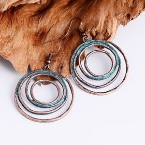 Vintage Bohemian Ethnic Dangle Earrings